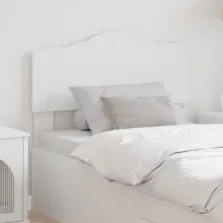 vidaXL Fejtámla fejtámlával Fehér 90 cm Faanyag