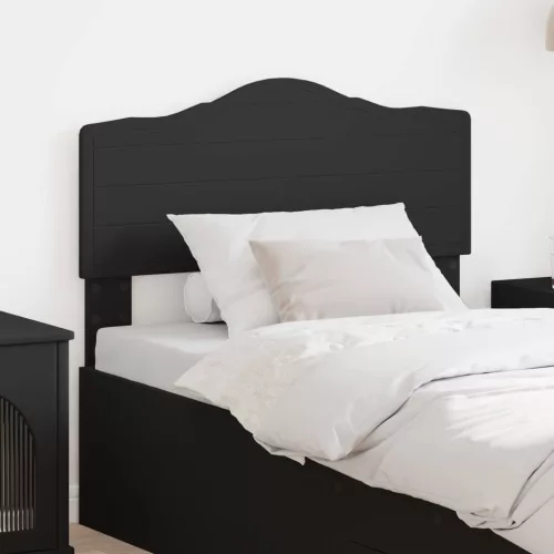 vidaXL Fejtámla fejtámlával Fekete tölgy 75 cm Faanyag