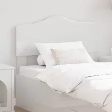 vidaXL Fejtámla fejtámlával Fényes Fehér 75 cm Faanyag
