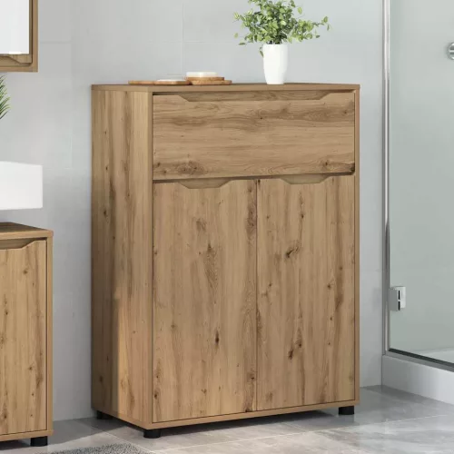vidaXL Fürdőszoba Székény Artisan tölgy 72,5 x 36,5 x 100 cm Faanyag