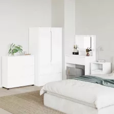 vidaXL Tárolószekrény Fehér 80 x 31 x 81 cm Faanyag
