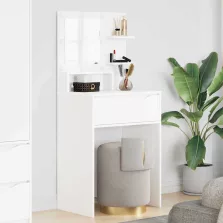   vidaXL Hálószobai Öltözködő Asztalok Fehér 80 x 39,6 x 135 cm Faanyag