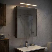   vidaXL Fürdőszobai tükörszekrény Füstölt tölgy 40 x 10,5 x 60,5 cm