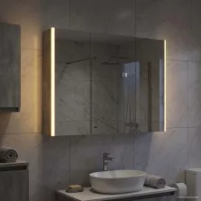   vidaXL Fürdőszobai tükörszekrény Beton Szürke 103,5 x 15,5 x 70 cm