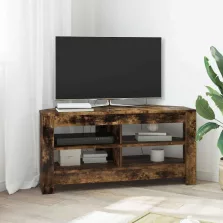   vidaXL SarokTVSzekrény Füstölt tölgy 102 x 40,5 x 45 cm Faanyag