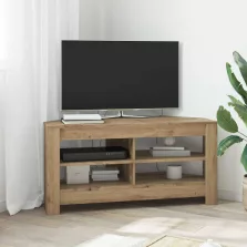 vidaXL SarokTVSzekrény Öreg fa 102 x 40,5 x 45 cm Faanyag