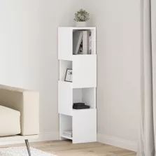 vidaXL Sarokszekrény 25,5x25x102cm Faanyag