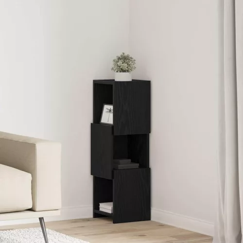 vidaXL Sarokszekrény Fehér 25,5x25x80cm Faanyag