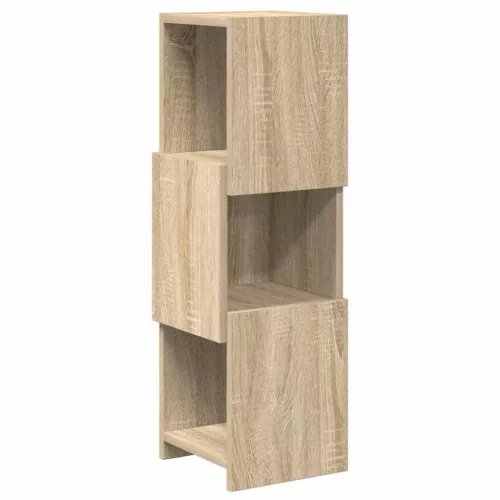 vidaXL Sarokszekrény Fehér 25,5x25x80cm Faanyag