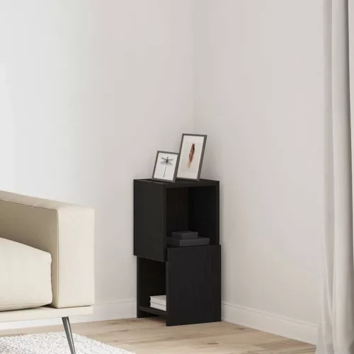 vidaXL Sarokszekrény Fehér 25,5x25x55cm Faanyag