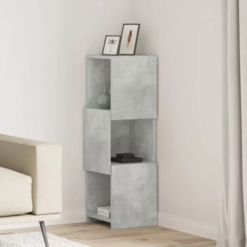 vidaXL Sarokszekrény Fehér 30,5x30x95cm Faanyag