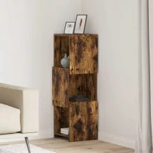 vidaXL Sarokszekrény Fehér 30,5x30x95cm Faanyag