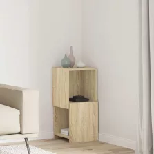 vidaXL Sarokszekrény Fehér 30,5x30x65cm Faanyag