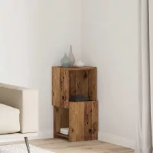 vidaXL Sarokszekrény Fehér 30,5x30x65cm Faanyag