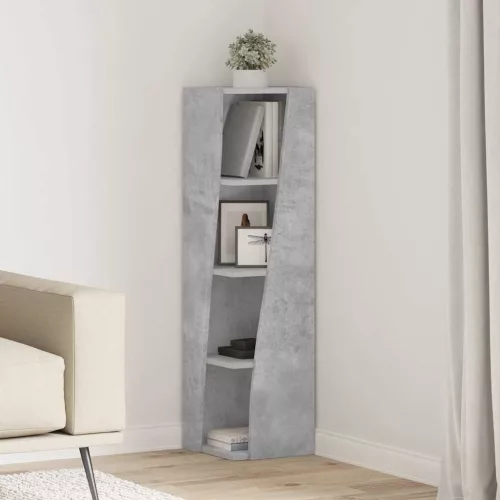 vidaXL Sarokszekrény Fehér 27,5x27x102cm Faanyag