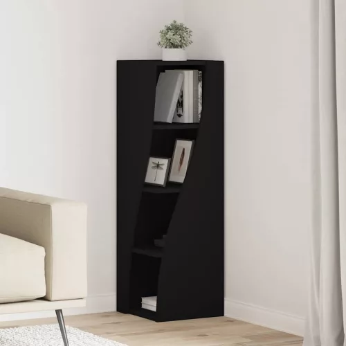 vidaXL Sarokszekrény Fehér 32x32x102cm Faanyag