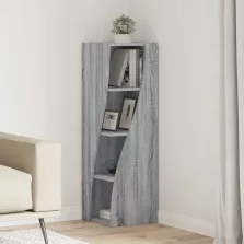 vidaXL Sarokszekrény Fehér 32x32x102cm Faanyag