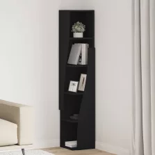 vidaXL Sarokszekrény Fehér 27,5x27x140cm Faanyag