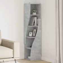 vidaXL Sarokszekrény Fehér 32x32x140cm Faanyag