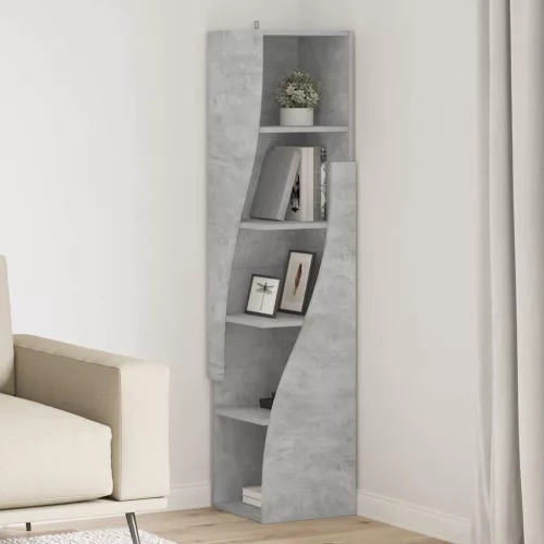 vidaXL Sarokszekrény Fehér 32x32x140cm Faanyag