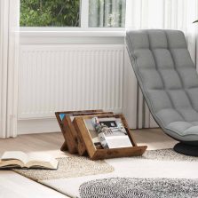   vidaXL Magazin állvány polcokkal Öreg fa 53 x 40 x 28.5 cm Faanyag