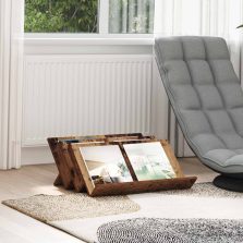   vidaXL Magazin állvány polcokkal Öreg fa 65 x 53 x 28,5 cm Faanyag