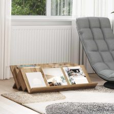   vidaXL Magazin állvány Artisan tölgy 90 x 53 x 28,5 cm Faanyag
