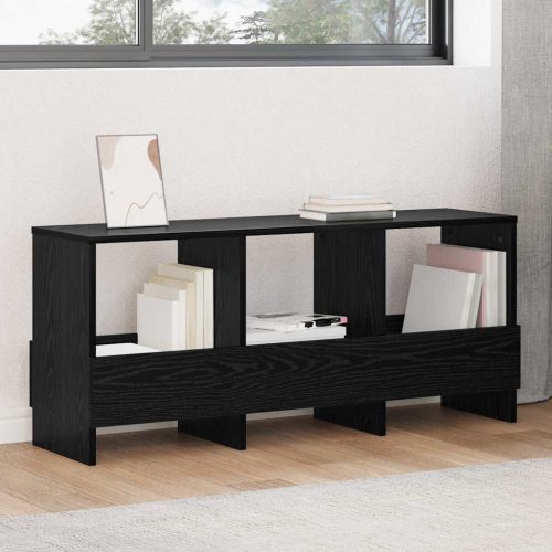 vidaXL Magazin állvány Fekete tölgy 102 x 30 x 45 cm