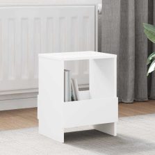vidaXL Magazin állvány 2 pcs Fehér 35 x 30 x 45 cm
