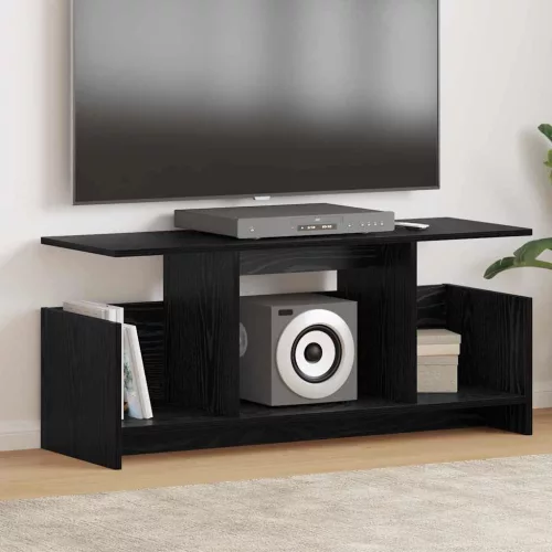 vidaXL TV állvány Fekete tölgy 102 x 35 x 45 cm Faanyag
