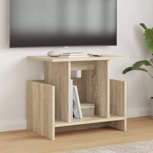 vidaXL TV állvány 2 pcs Sonoma tölgy 50 x 35 x 45 cm Faanyag
