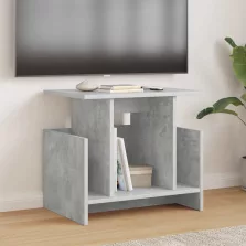   vidaXL TV állvány 2 pcs Beton Szürke 50 x 35 x 45 cm Faanyag