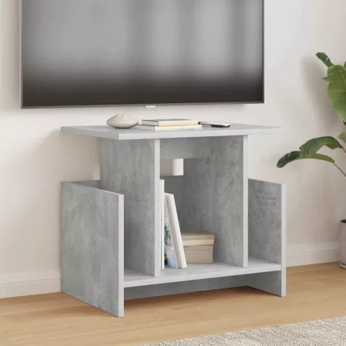 vidaXL TV állvány 2 pcs Beton Szürke 50 x 35 x 45 cm Faanyag