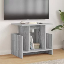 vidaXL TV állvány Szürke Sonoma 50 x 35 x 45 cm Faanyag