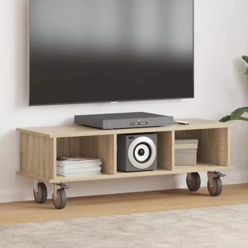 vidaXL TV állvány Sonoma tölgy 100 x 35 x 35 cm Faanyag