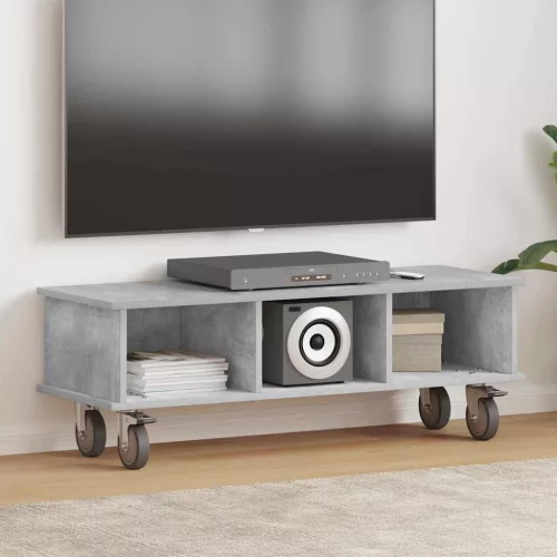 vidaXL TV állvány Beton Szürke 100 x 35 x 35 cm Faanyag