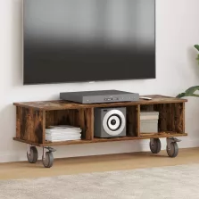   vidaXL TV állvány Füstölt tölgy 100 x 35 x 35 cm Faanyag