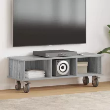 vidaXL TV állvány Szürke Sonoma 100 x 35 x 35 cm Faanyag