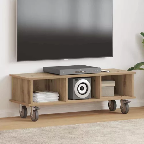 vidaXL TV állvány Artisan tölgy 100 x 35 x 35 cm Faanyag