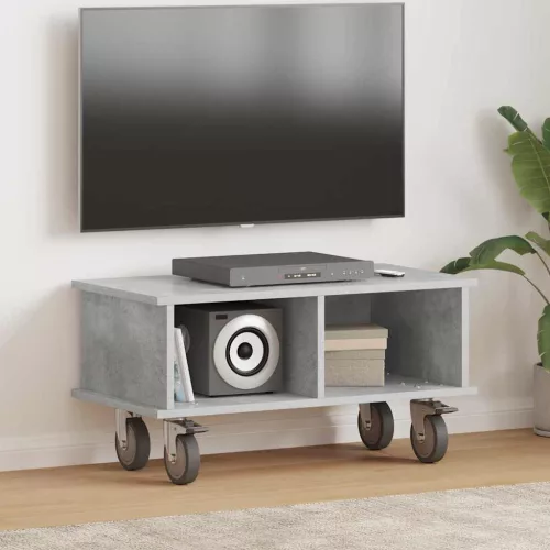 vidaXL TV állvány Beton Szürke 68,5 x 35 x 35 cm Faanyag