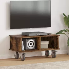   vidaXL TV állvány Füstölt tölgy 68,5 x 35 x 35 cm Faanyag