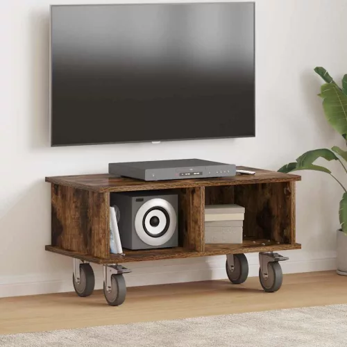 vidaXL TV állvány Füstölt tölgy 68,5 x 35 x 35 cm Faanyag