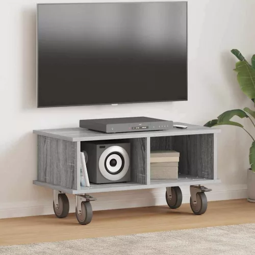 vidaXL TV állvány Szürke Sonoma 68,5 x 35 x 35 cm Faanyag