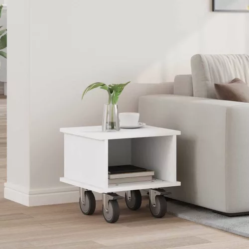 vidaXL TV állvány Fehér 37 x 35 x 35 cm Faanyag