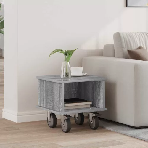 vidaXL TV állvány Szürke Sonoma 37 x 35 x 35 cm Faanyag