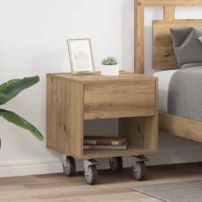   vidaXL Éjjeli asztal 2 pcs Artisan tölgy 40,5 x 40 x 48 cm Faanyag