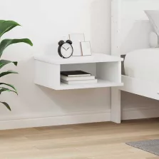 vidaXL Éjjeli asztal Fehér 40 x 31 x 15 cm Faanyag