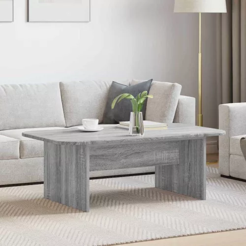 vidaXL Dohányzóasztal Szürke Sonoma 93 x 53 x 33 cm Faanyag