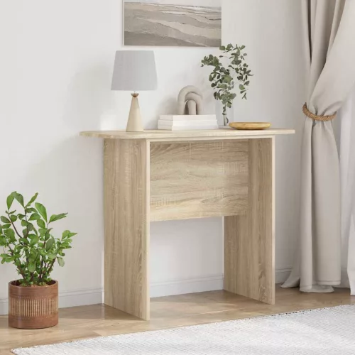 vidaXL Konzolasztal Sonoma tölgy 93 x 40 x 75 cm Faanyag