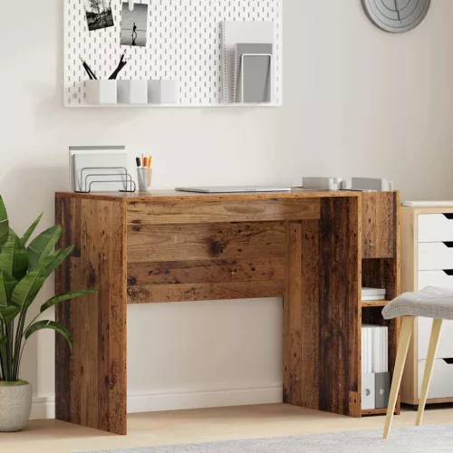 vidaXL Asztal Öreg fa 109 x 50 x 78 cm Faanyag